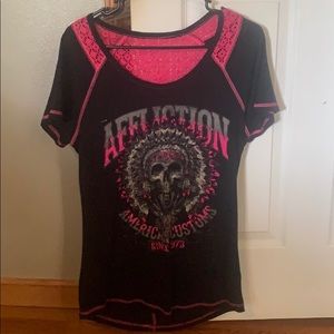 Affliction shirt Sz large